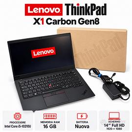 LENOVO X1 CARBON GEN 8/I5 10th/512GB/16GB/LTE DATI