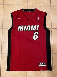 Canotta NBA Miami Heat - LeBron James #6 - Adidas
