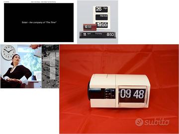 Solari Udine, orologio-sveglia da tavolo cifra 2