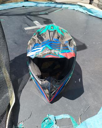 casco da motocross dieffe per  ragazzo 12/14 anni 