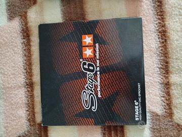 corona da 53 in CNC rosso per Peugeot/rieju 