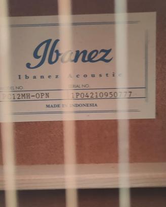 Ibanez PC12MH-OPN All-Mahogany + Stand in Legno