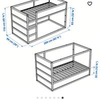 Letto ikea kura