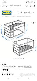 Letto ikea kura