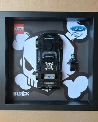Cornice Display Case Cadre LEGO Mustang Ken Block
