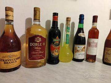 bottiglie anni 70/80 integre
