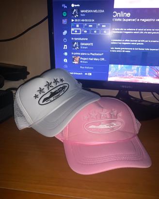 Cappellino corteiz rosa