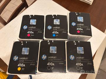 6 Toner originali HP 410A