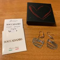 Orecchini Boccadamo argento 925 placcati oro rosa