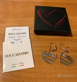 Orecchini Boccadamo argento 925 placcati oro rosa