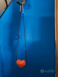 Ciondolo cuore corallo