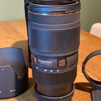 Zoom sigma 70-200 per Nikon