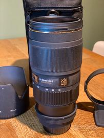 Zoom sigma 70-200 per Nikon