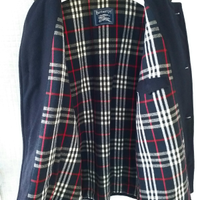 Cappotto Burberry Per Uomo Blu Scuro Come Nuovo