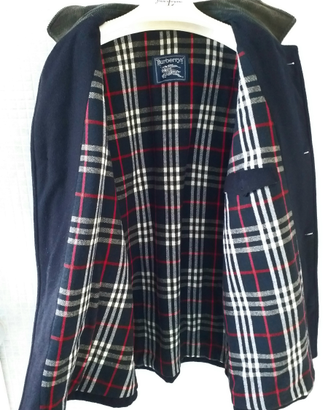 Cappotto Burberry Per Uomo Blu Scuro Come Nuovo