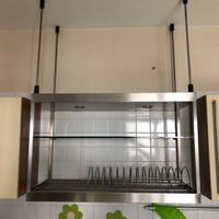 Pensile scolapiatti in acciaio inox