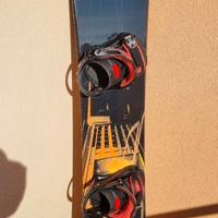 SNOWBOARD SALOMON + ATTACCHI + BORSA