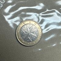 Moneta 1€ croce malta 2017