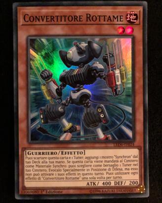 Yugioh convertitore rottame led6 it024 super 1ª
