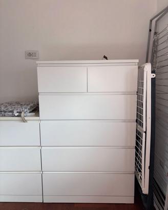 IKEA MALM cassettiera alta 6 cassetti