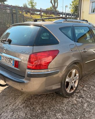 Peugeot 407 HDI Gancio traino 16 quintali