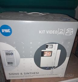 KIT VIDEOCITOFONO BIFAMILIARE NUOVO 