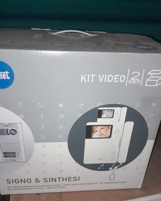 KIT VIDEOCITOFONO BIFAMILIARE NUOVO 