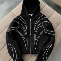 Zip tecnica nera che si illumina col flash