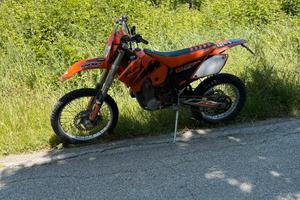 Ktm EXC-F 450 del 2005 guidabile con patente A2