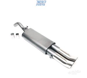 SILENZIATORE DI SCARICO PER VOLKSWAGEN VW GOLF II 