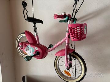 Bici bimba 3/4 anni completa
