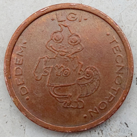 Gettone Token Kiddie Rides - Dedem LGI Tecnotron