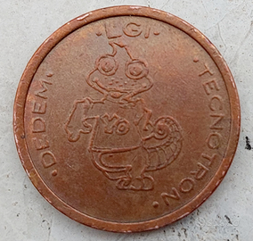 Gettone Token Kiddie Rides - Dedem LGI Tecnotron