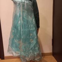 vestito carnevale elsa frozen