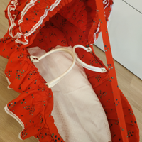 Culla in vimini vintage anni' 80