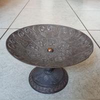 Alzatina vintage in peltro