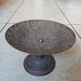 Alzatina vintage in peltro