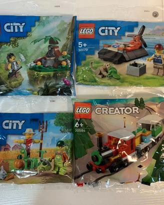 Lego 30665, 30570, 30584, 30590 - Polybag - Nuovi