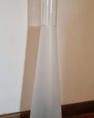 Grande vaso da pavimento in vetro
