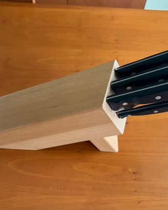 Ceppo in legno coltelli Rostfrei