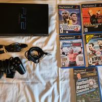 playstation 2 fat nera più 5 giochi 