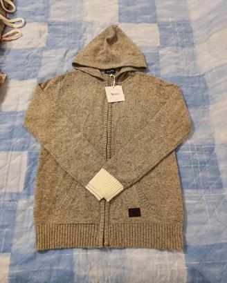 Natale maglia tricot cappuccio Brums ragazzo 14 aa