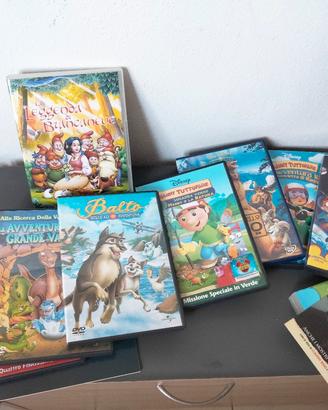 DVD PER BAMBINI CON FILM E CARTONI ANIMATI 