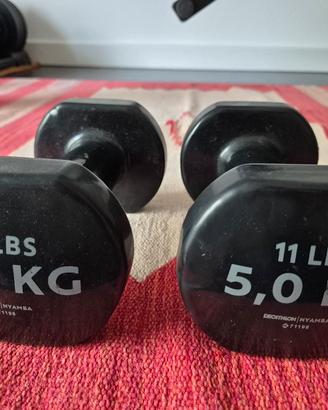 Manubri 5kg ricoperti