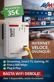 FRITZ! Powerline 510E (Singolo,no coppia) 