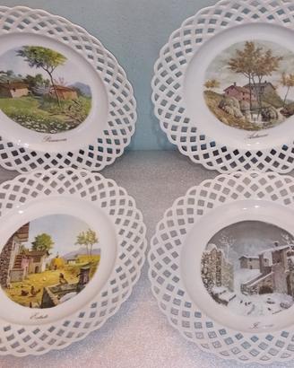 piatti di PORCELLANA 4 stagione 