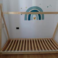 Struttura letto con doghe