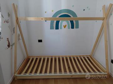 Struttura letto con doghe
