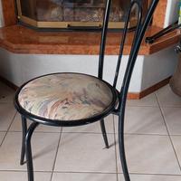 sedia in ferro da interno ed esterno