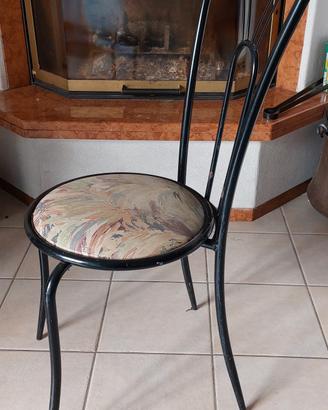 sedia in ferro da interno ed esterno